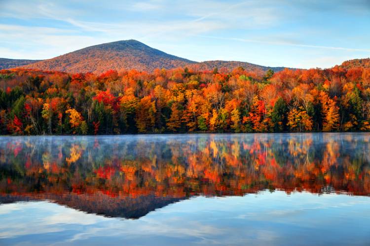 Fall foliage near Killington, VT