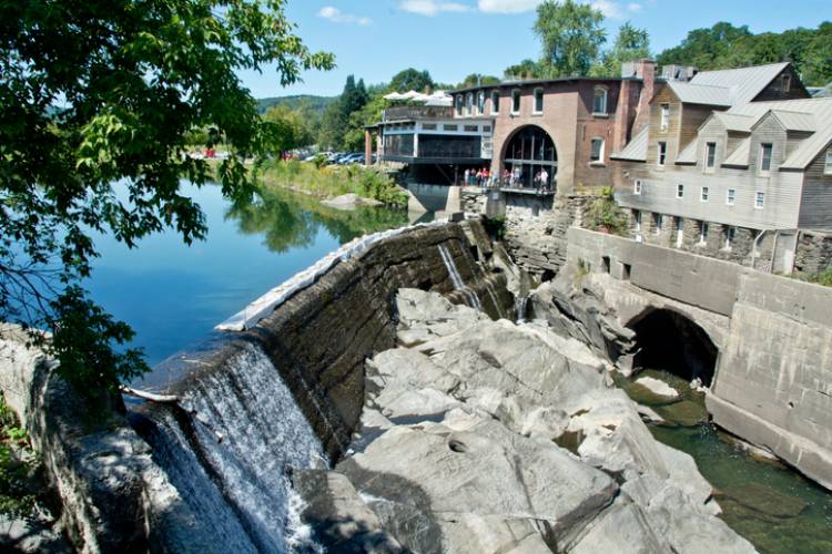 The Simon Pearce restaurant in Quechee